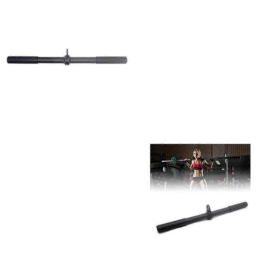 Gym Cable Machine Double-Grip Handle, Back Strength Training Bar