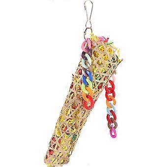 Parrot Shredding Toy for Playing Multi-Material Hanging Chewing Toy