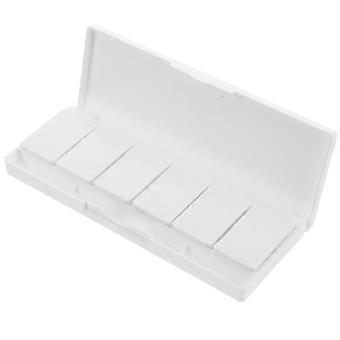 Aquarellfarbenpalette aus Kunststoff, 6 Fächer