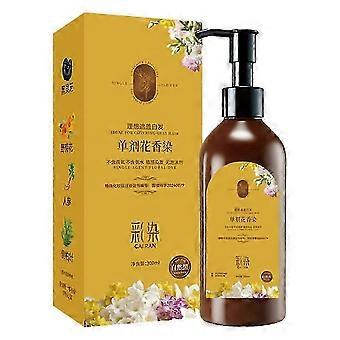 Plant-Based Floral Hair Dye, Gray Coverage, Nourishing Formula, 300ml, Long-Lasting Natural Shine
