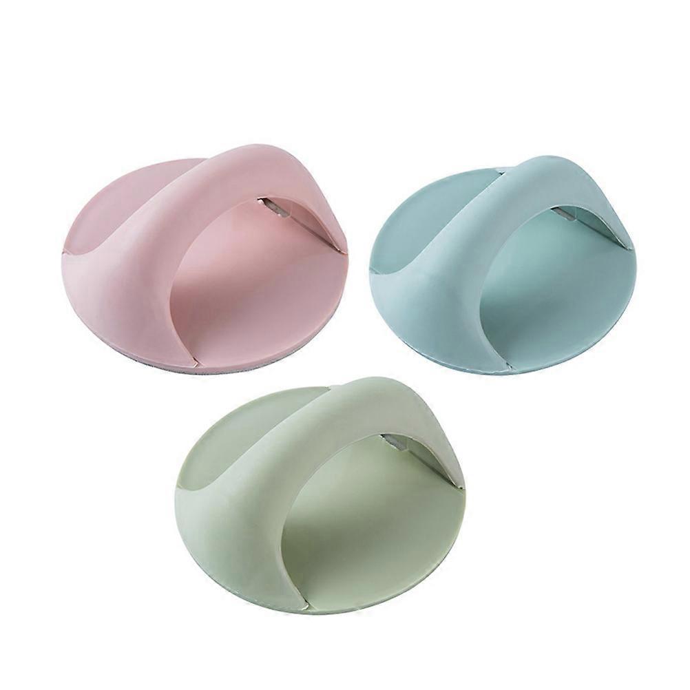 Door Handle Puller Wooden Pull Handle for Drawer 4Pcs Assorted Color