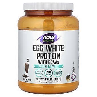 NOW Foods, Sports, Eiwitpoeder met BCAA's, Romige Chocolade, 1,5 lbs (680 g)