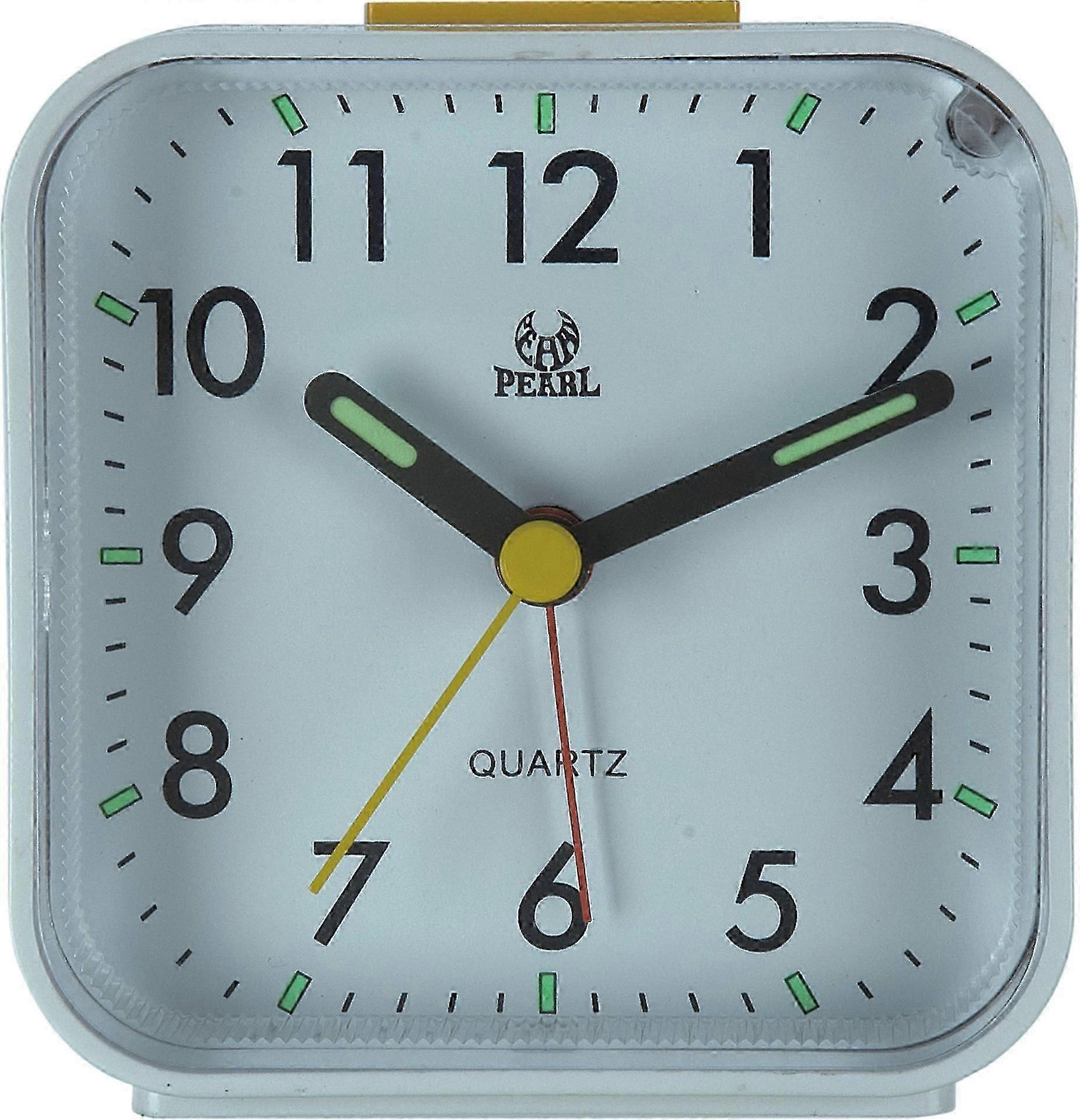 Silent Analog Alarm Clock Small With Night