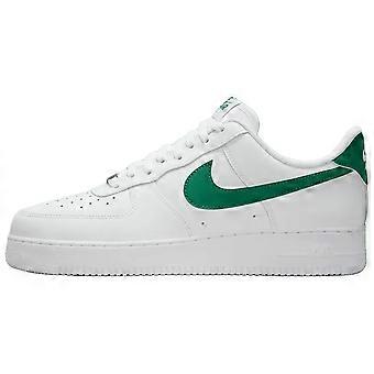 Tênis Nike Air Force 1 de cano baixo, antiderrapante e resistente à abrasão, para skate, masculino, branco e verde, FJ4146-121