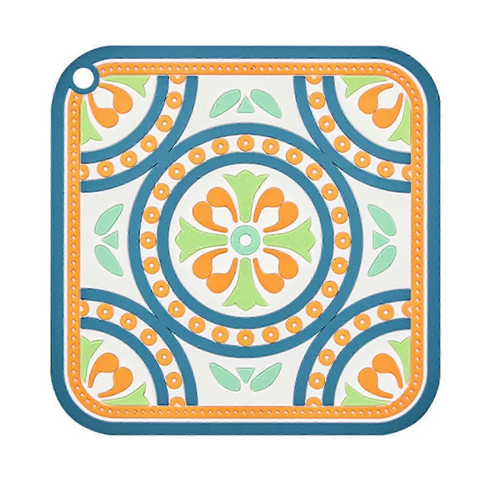 Vintage PVC Pot Mat Multipurpose