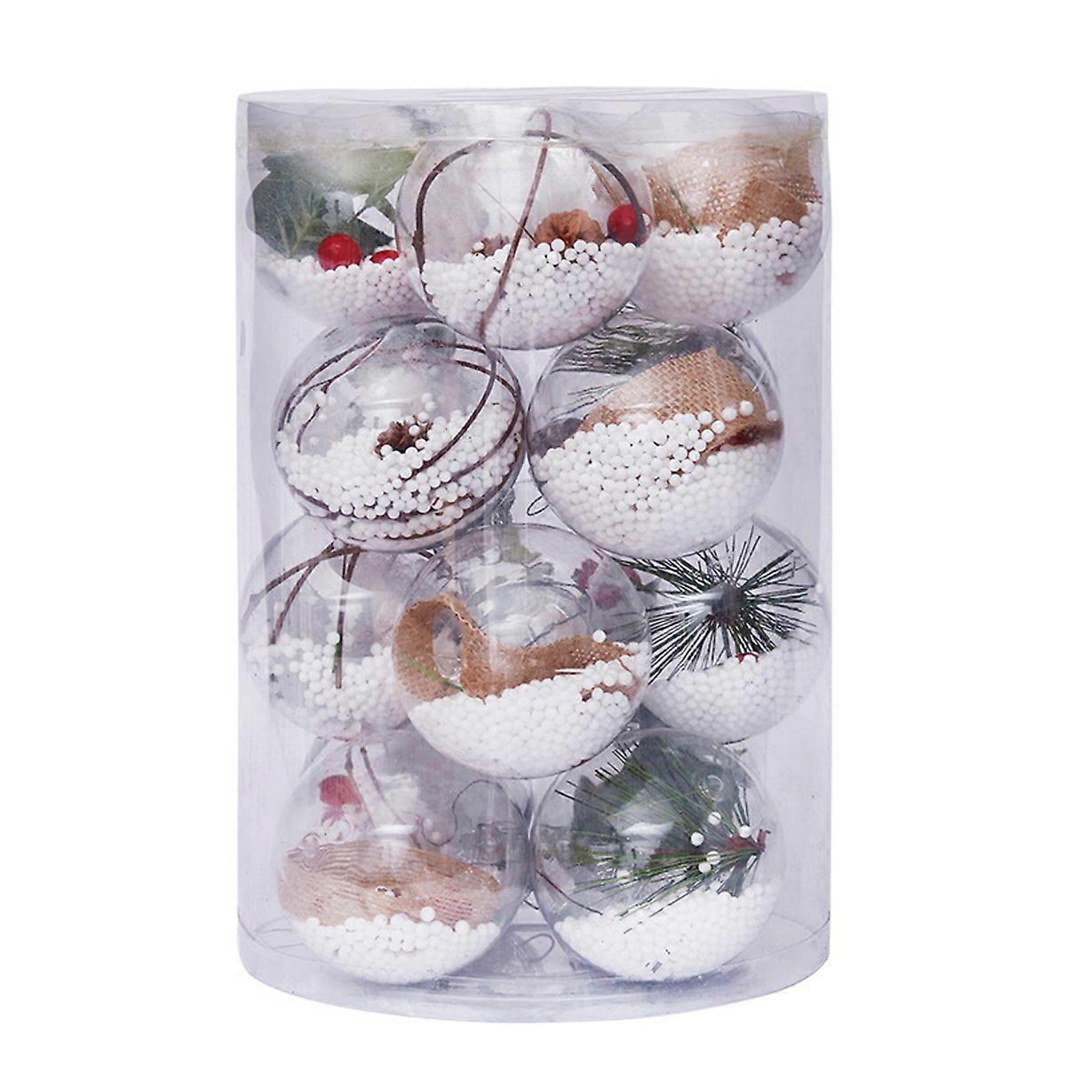 Clear Reusable Polystyrene Ornaments