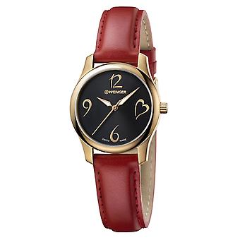Wemger city very lady Quartz Analog Woman Watch with Cowhide Bracelet 01.1421.111