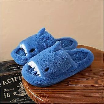 Unisex Cartoon Animal Slippers, Non-Slip Warm Indoor House Shoes for Men and Women, Autumn Winter Home Slides