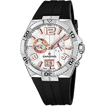 Candino sport reloj para Hombre Analógico de Cuarzo con brazalete de Goma C4449/2