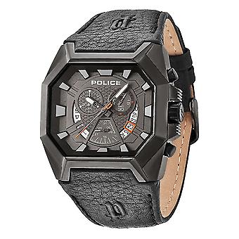 Police watches hunter Quartz Analog Man Watch with Cowhide Bracelet R1471622002