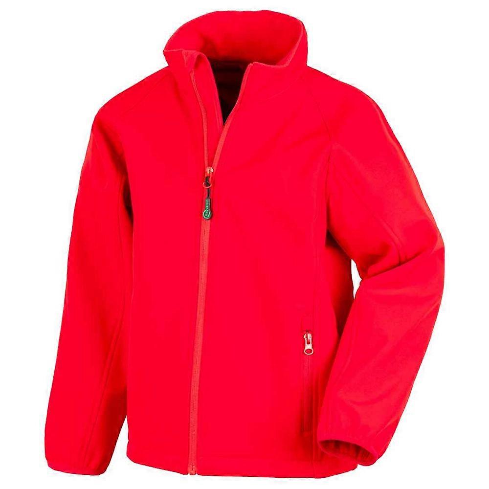 Result Genuine Recycled Childrens/Kids 2 Layer Printable Soft Shell Jacket