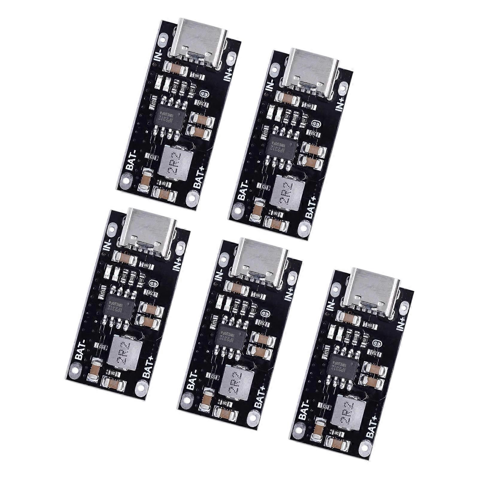 IP2312 Cell Charging Control Board with Power Conversion and Selectable 1 A, 2 A, or 3 A Current with Automatic Full Stop Multicolor