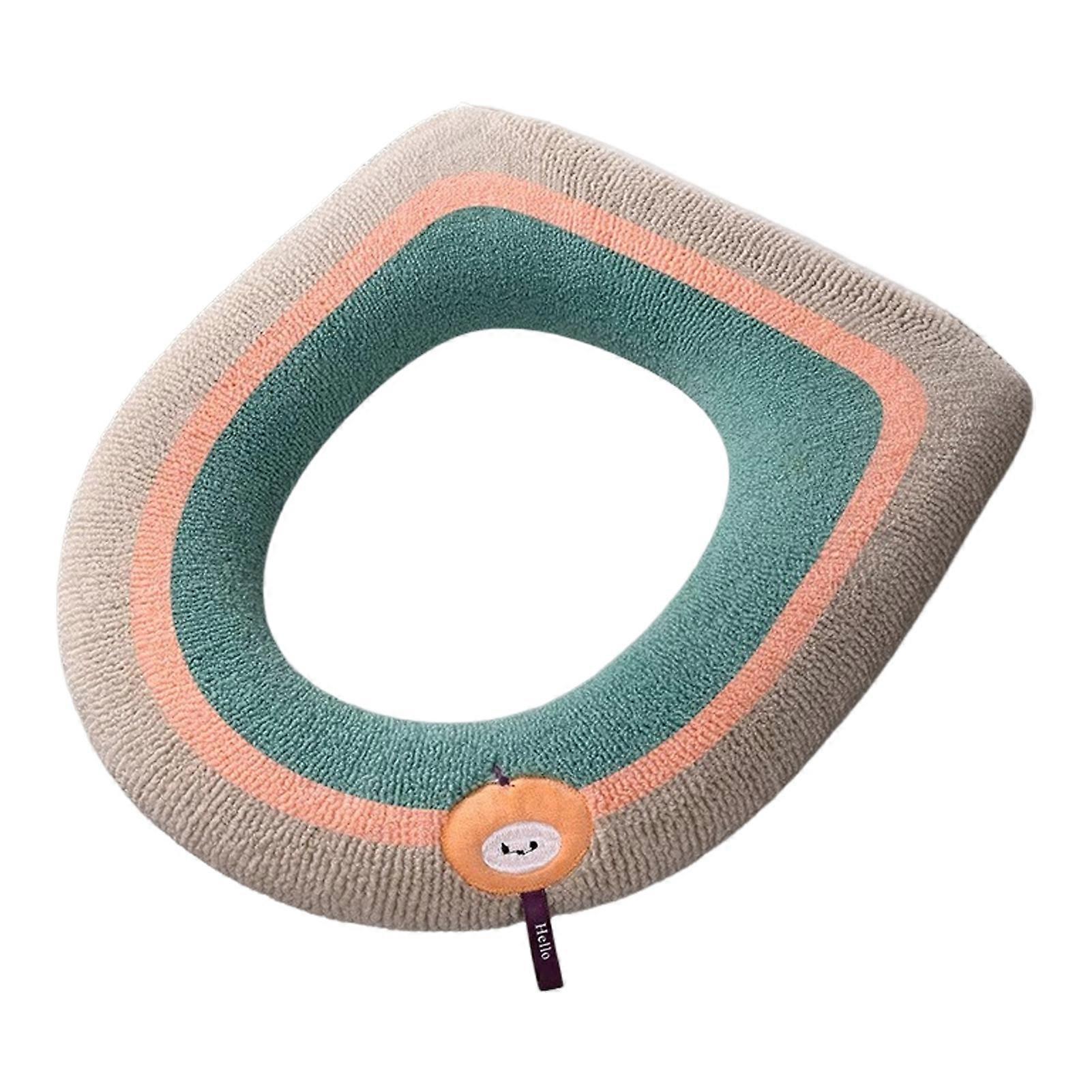 Plush O-Shape Bath Mat with Handle