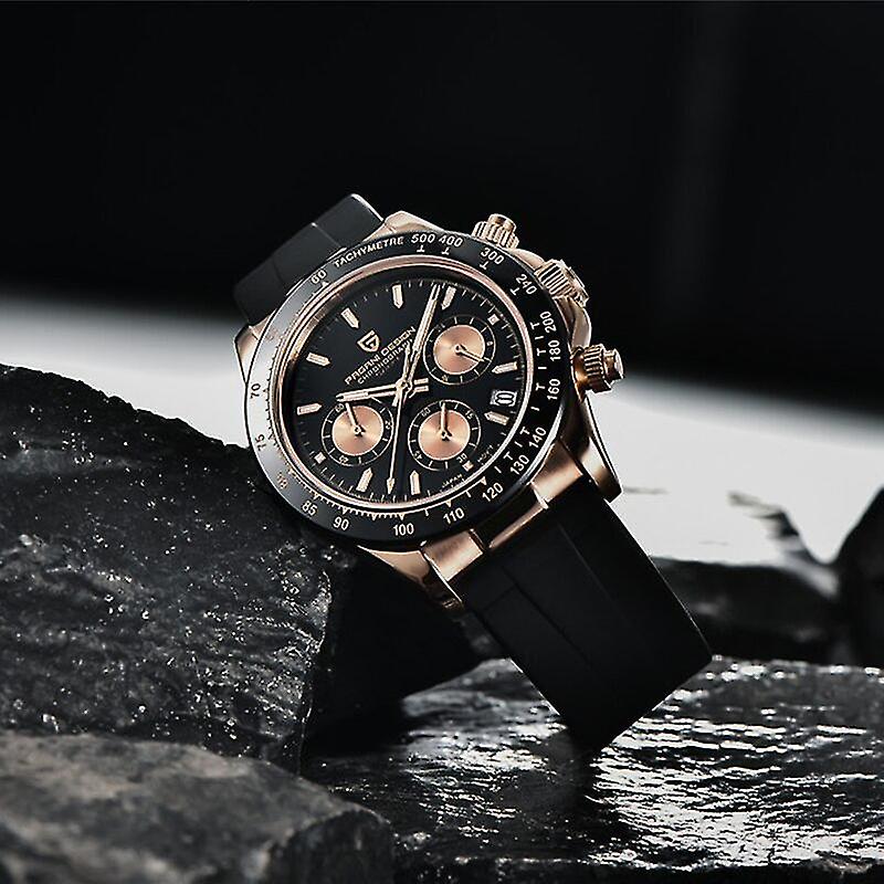 VintageTime 10 Anelli Fermacinturino In Gomma TPU Per Orologio Sportivo E Smartwatch | Ricambio Nero Universale - 5