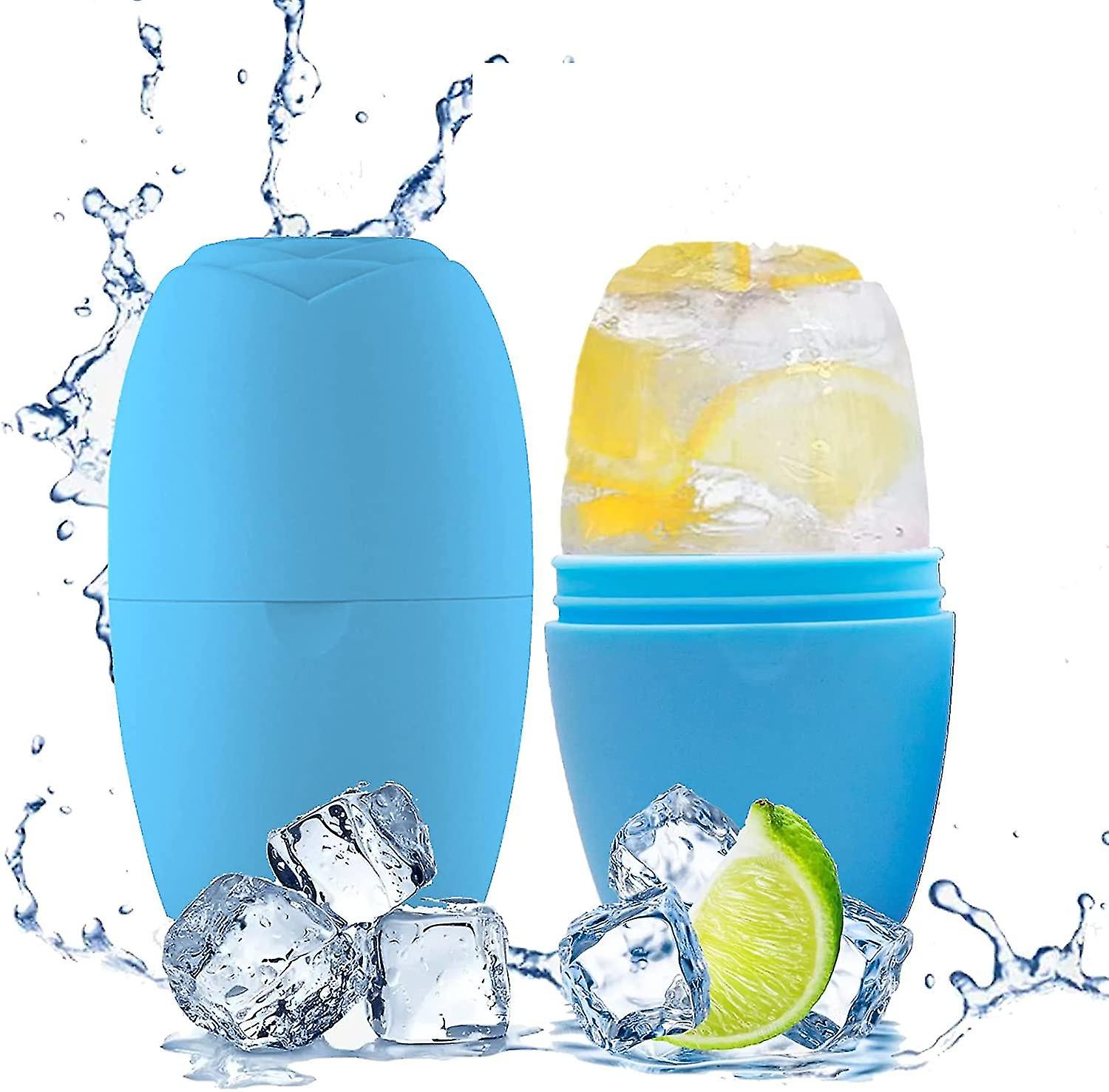 Small Cube Ice Roller For Face And Eye,facial Ice Roller Massager (pink)