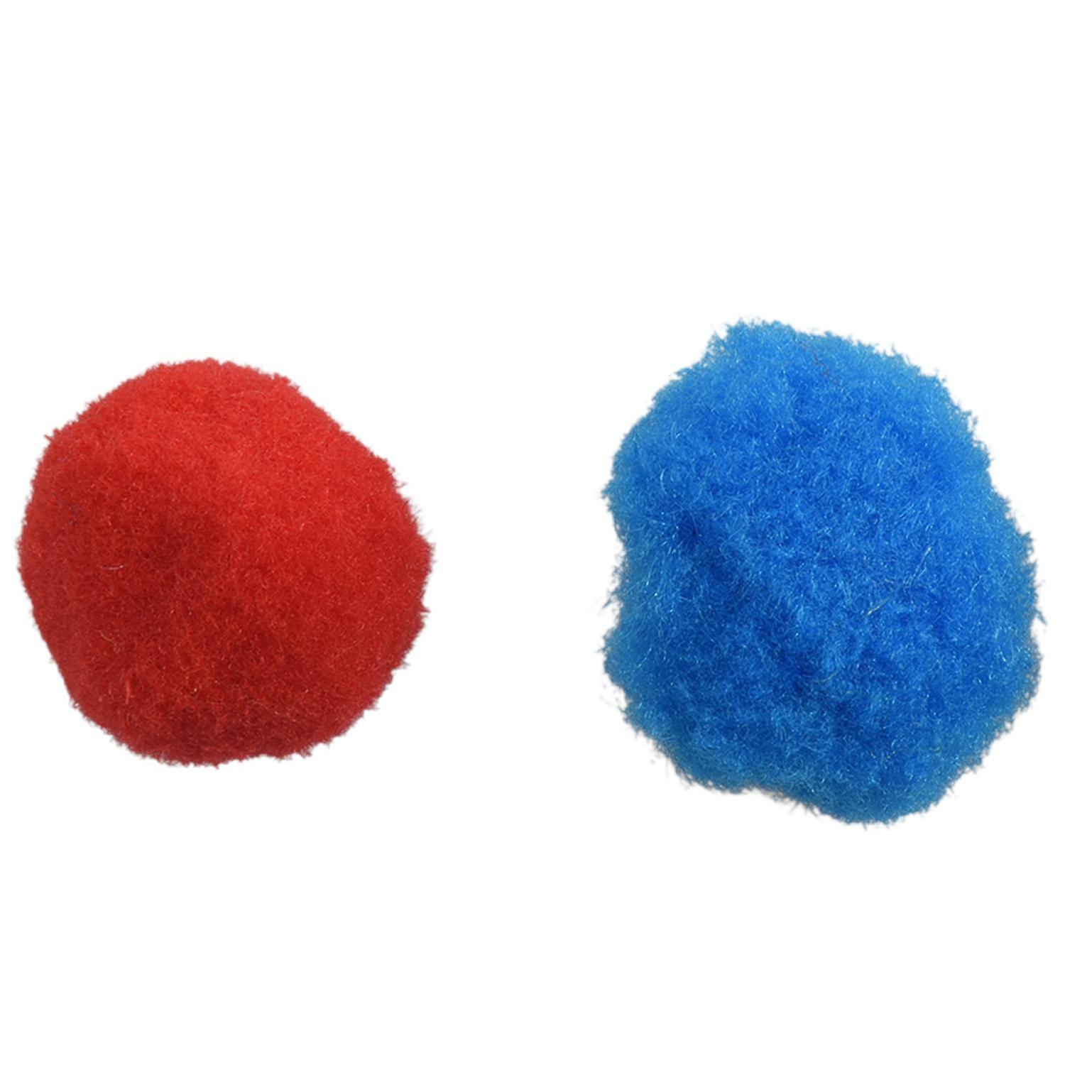 100 Pcs Mixed Color Soft Fluffy Pompoms for kids Crafts, 20mm