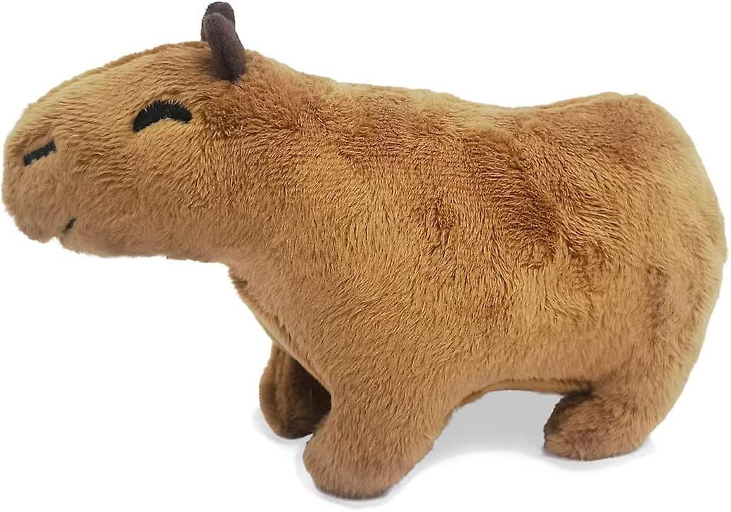 Capivara de pelúcia animal de pelúcia, pelúcia capivara, presentes de capivara recheados (7,5 polegadas)