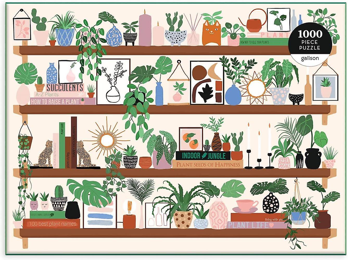 Galison Plant Shelfie Jigsaw Puzzle (1000 Pieces)