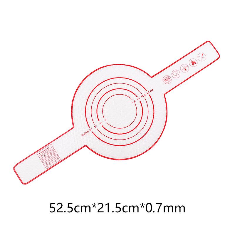 1pc Silicone Baking Mat Long Handle Sling Non-stick Kitchen Cooking Tool