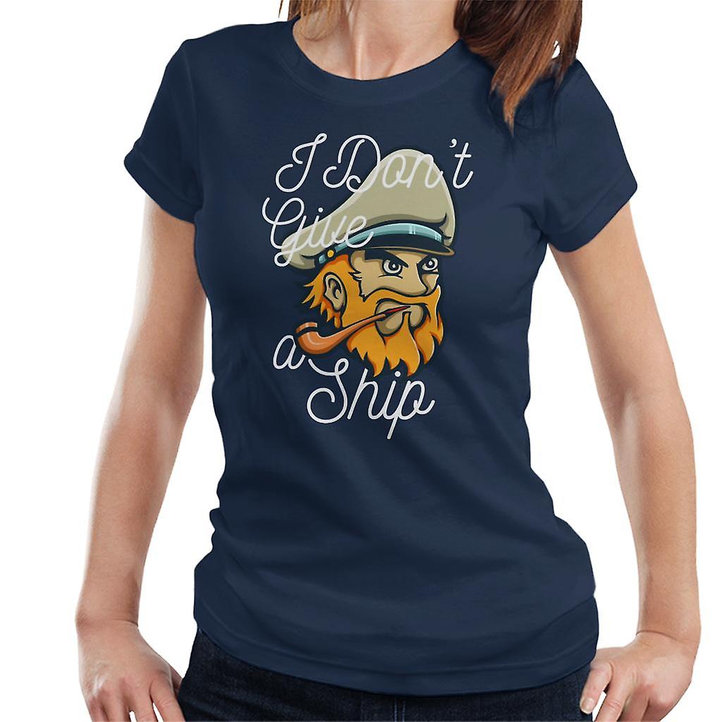 Kaptein gi ikke skipet kvinner t-skjorte