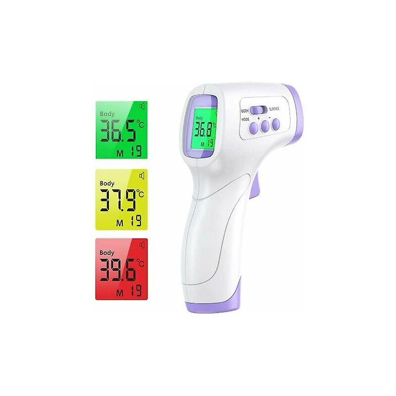 Adult Forehead Thermometer Infrared Thermometer with Fever Alert 2 in 1 Non-contact Forehead Thermometer with Memory Function, LCD Display