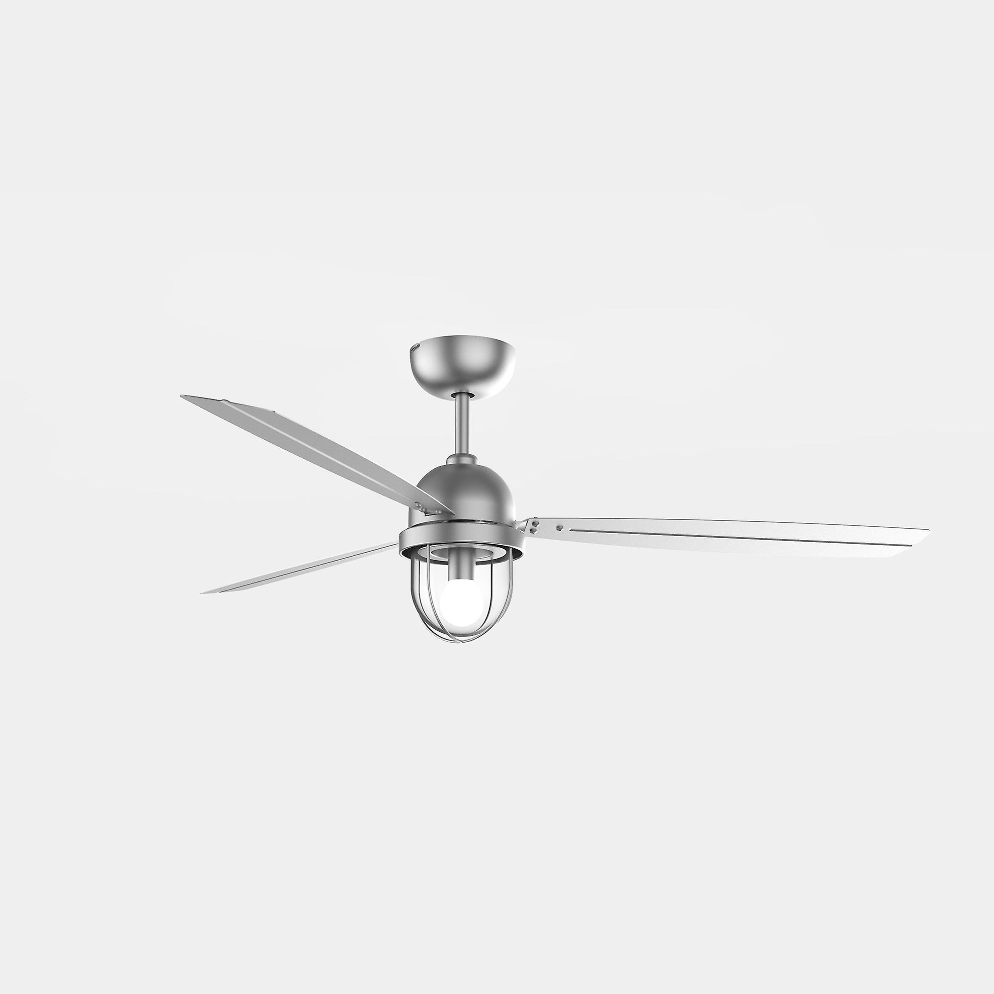 Mariner LED Ceiling Fan Satin nickel, With E27 Lamp