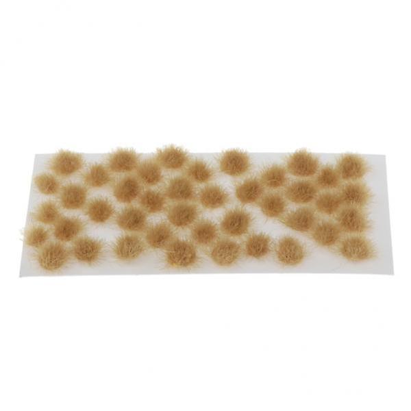 2x5mm 1/72 1/48 1/35 Studio Touffes d’herbe pour faire militaire Flatiné Jaune