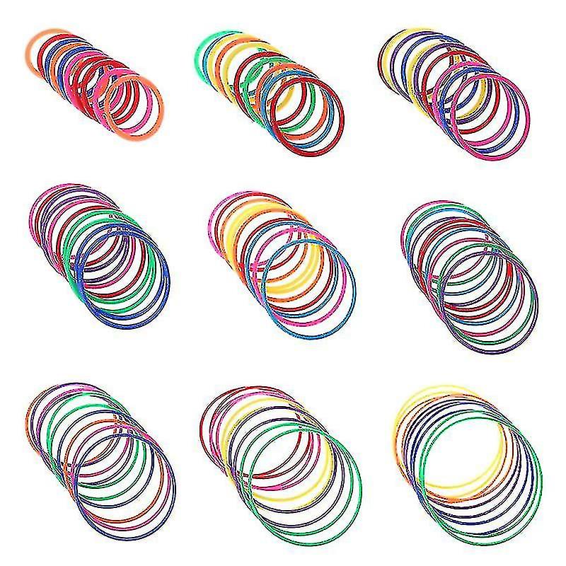 10 Pcs Toss Rings Tart Throw Backyard Park Games Kids Intell Educatal Exercise Toy