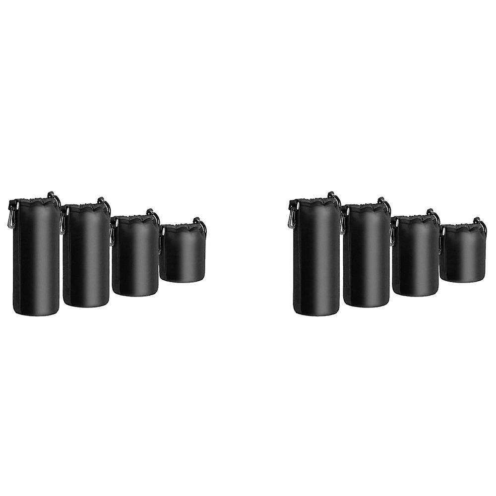 4pcs Camera Lens Pouch Small Medium Large And Extra Large For Camera