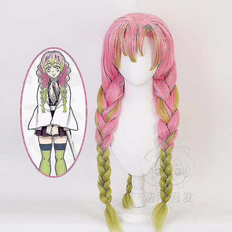 Anime Demon Kimono Kanroji Mitsuri Wig
