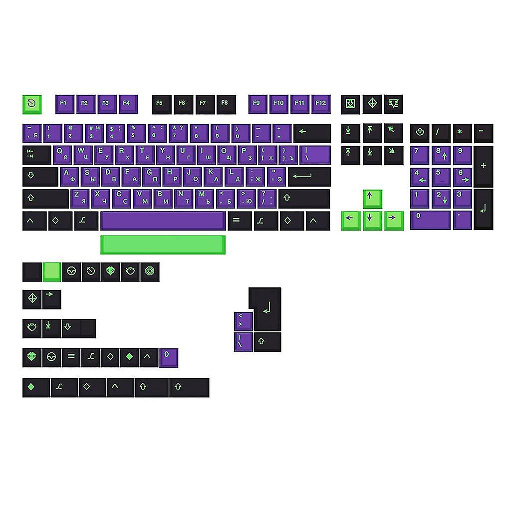 135 Cherry Dye-sub Pbt Keycaps Compatible With Mx Switches Eva Gaming Mechanical Keyboard