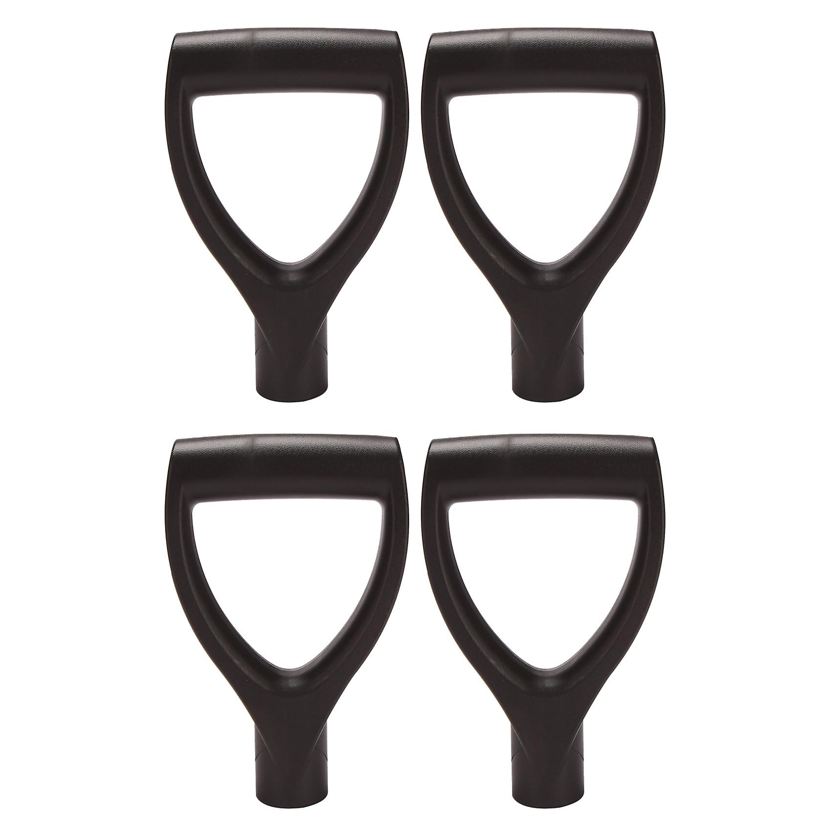 4Pcs D Grip Hand Shovel Handle for Digging Scoop Back Saver Replacement Raking Gardening Tool Snow