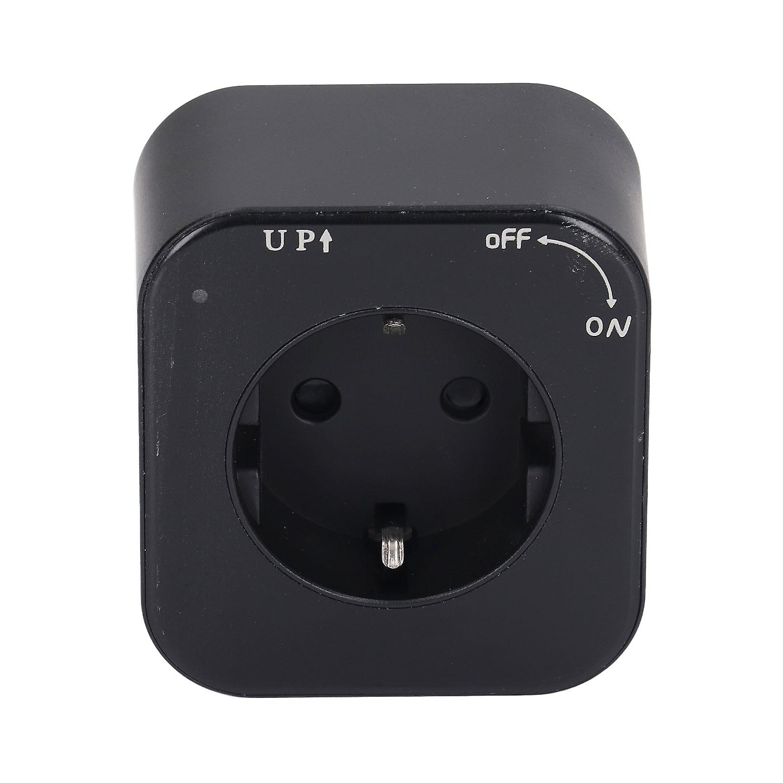 Power Track Socket 16A EU Interface Square Surface Mounted Extension Rail Socket with Indicator Light AC250V