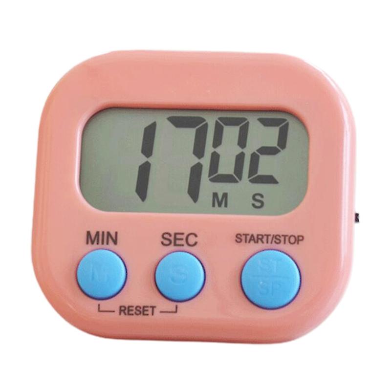 Kitchen Timer Magnetic LCD Digital Countdown Stopwatch Portable with Stand Cooking Baking Sports Ala