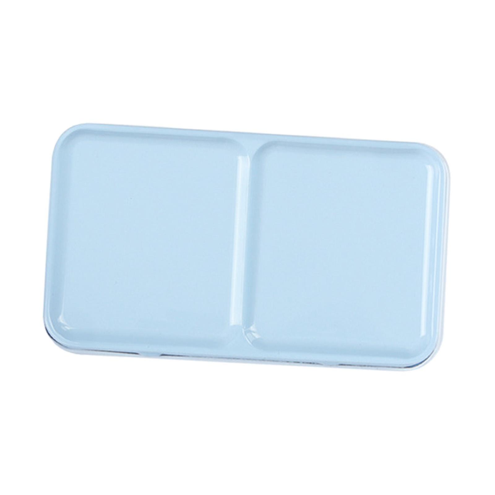 Watercolor Palette Multifunctional Paint Pallet Metal Portable Paint Palette Blue