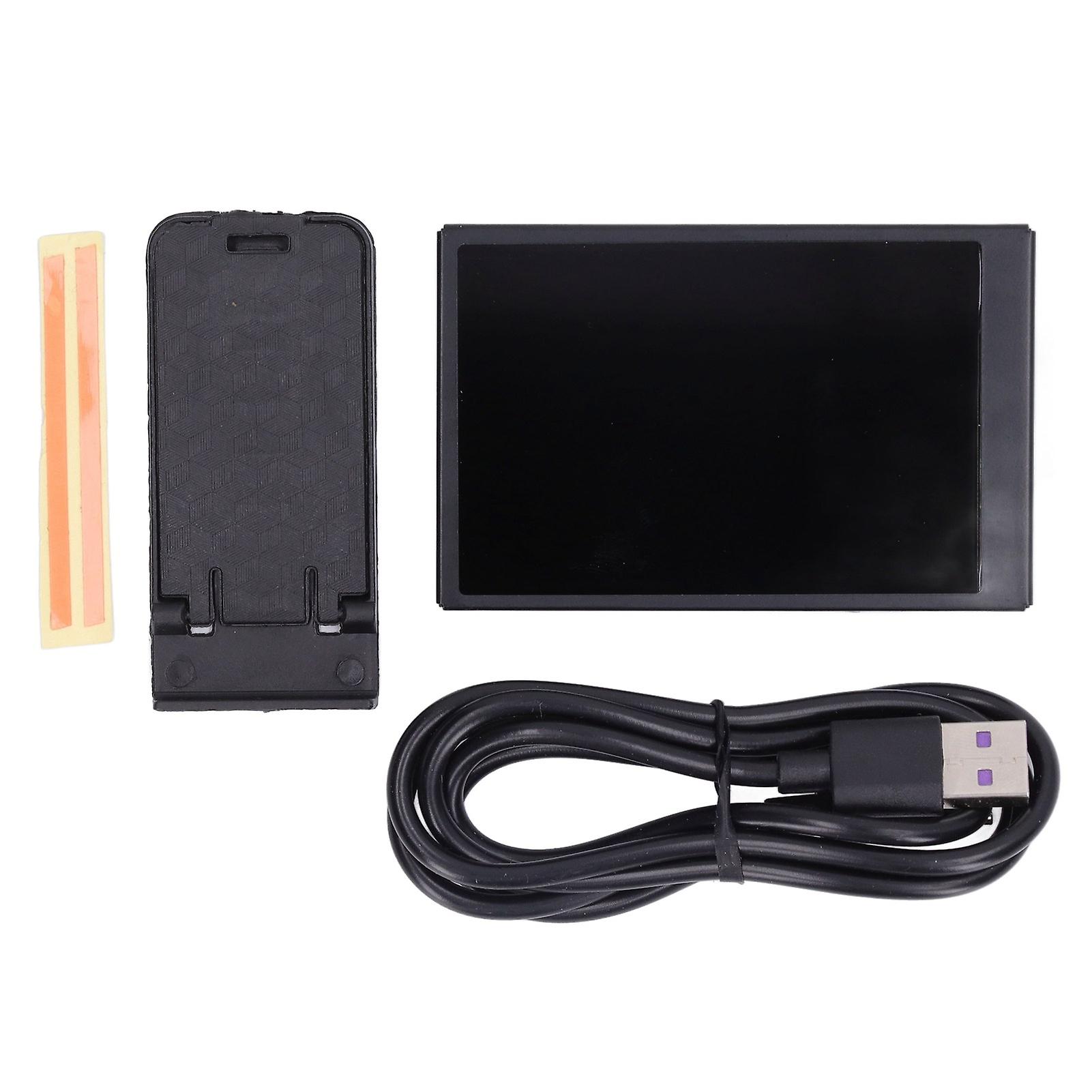 Risegun Surveillance d’ordinateur Écran secondaire USB IPS TYPEC Châssis USB sans écran séparé de 3,5 pouces