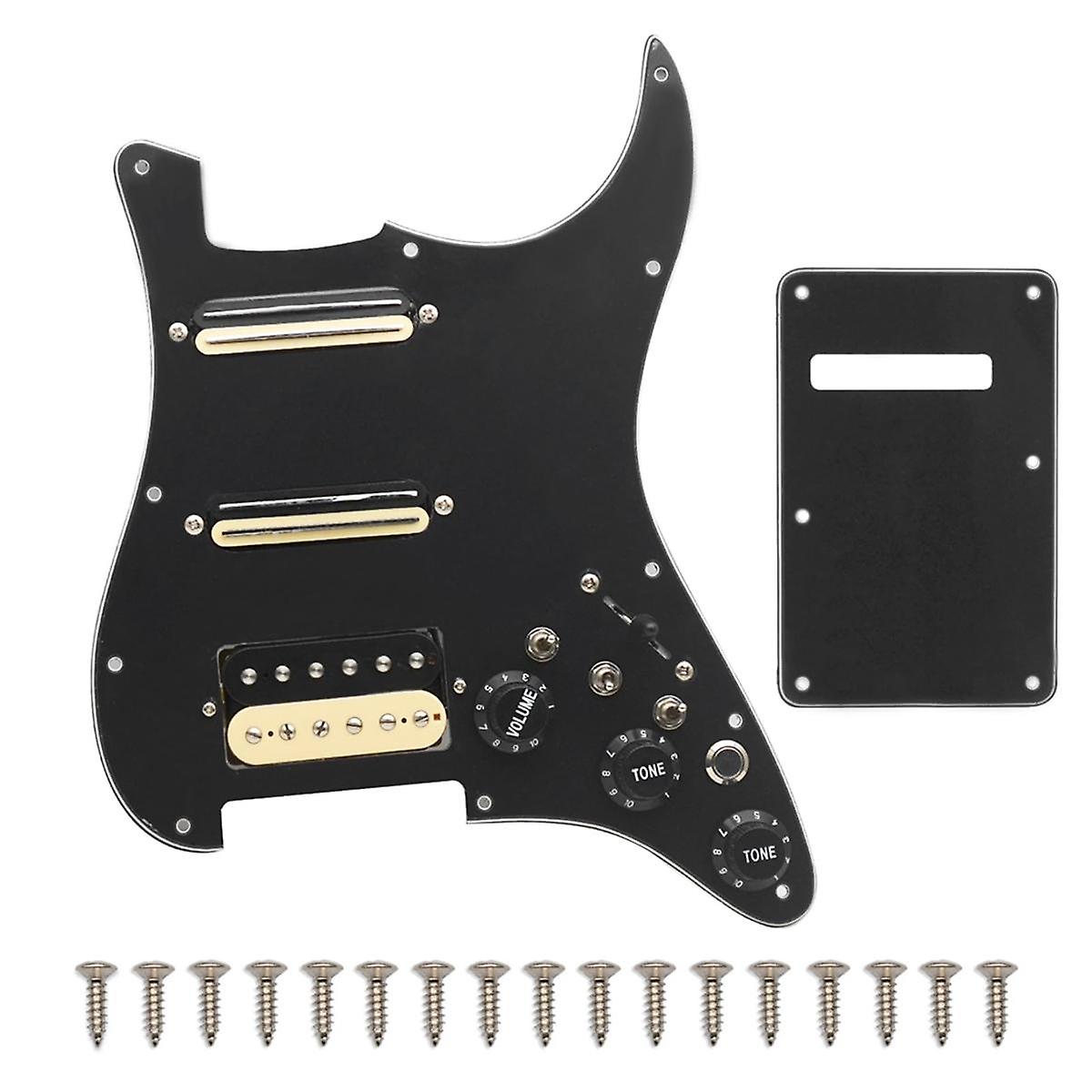 SSH-Coil Splitting Electric Guitar Pickguard 2 Mini Humbucker + 1Humbucke+Silence Switch Loaded Pre