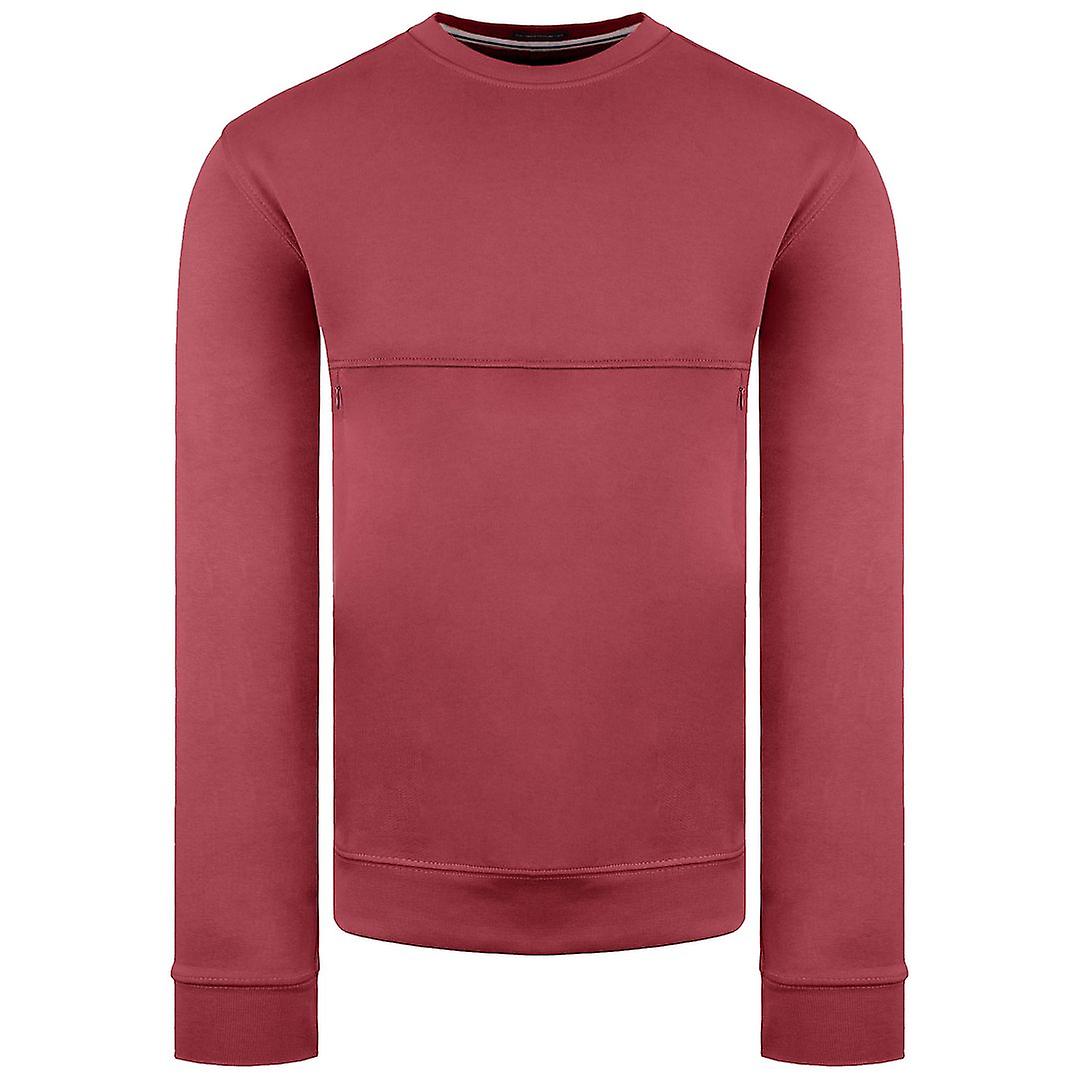 Weekend Offender Long Sleeve Crew Neck Mens Asmara Oxblood Sweater SWAW2205 OXBLOOD