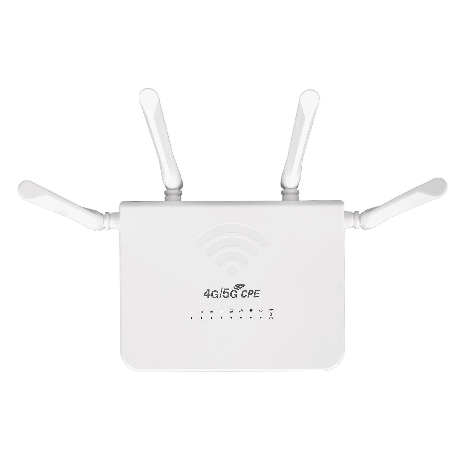 4G WiFi Router 300Mbps Standard SIM Card Slot 4 Antennas Support 20 Users Type C Mobile WiFi Hotspot for Europe 100?240V EU Plug