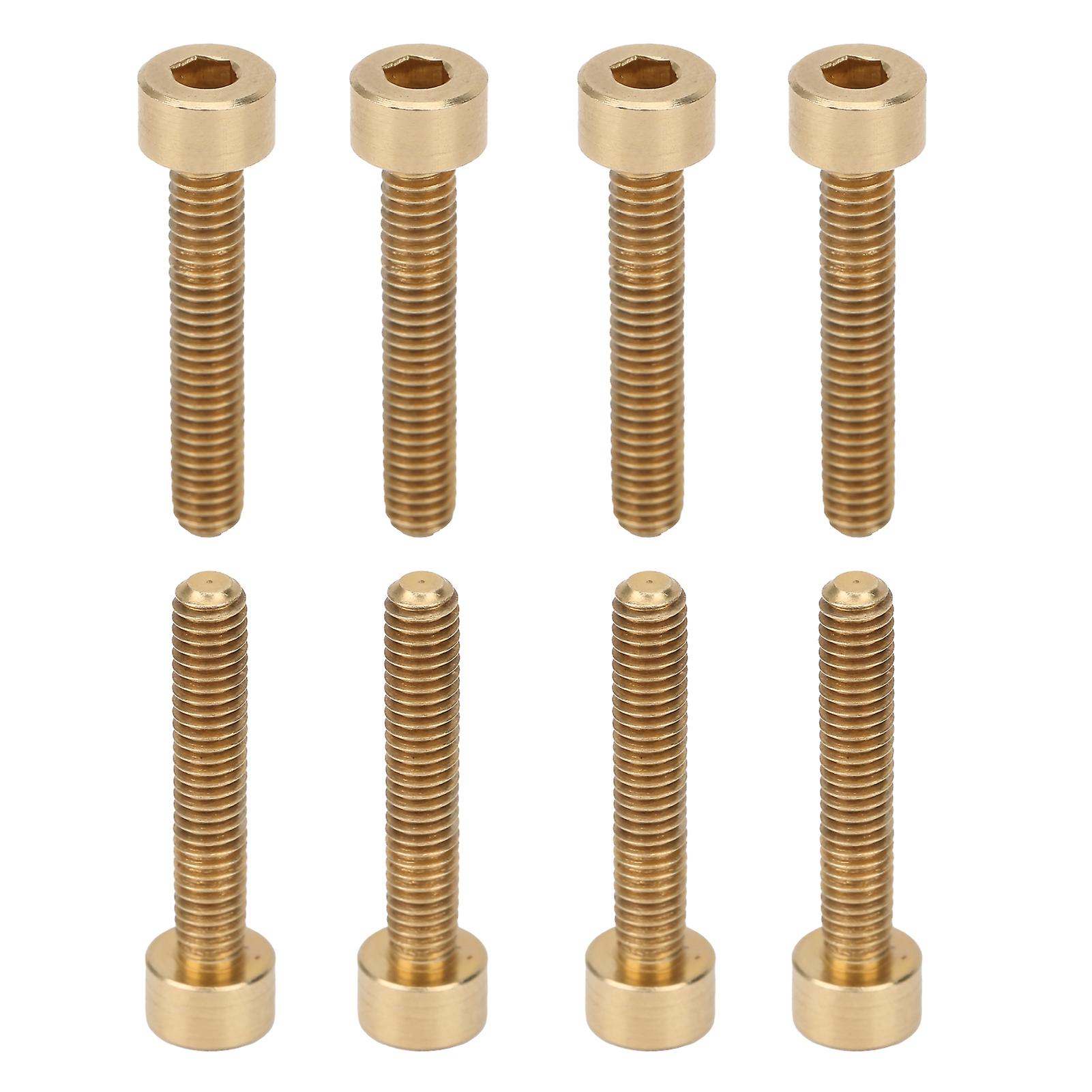 50Pcs Cap Hex Socket Screw Copper Fastener Hardware Tools Industrial Supplies M4M4x22