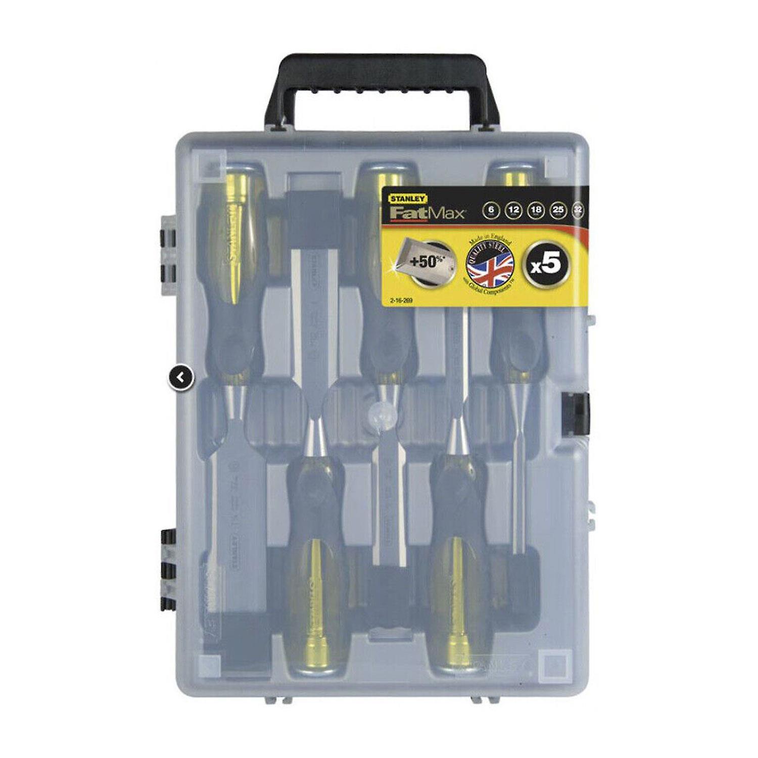 STANLEY FATMAX THRU TANG CHISEL SET 5PC 2-16-269