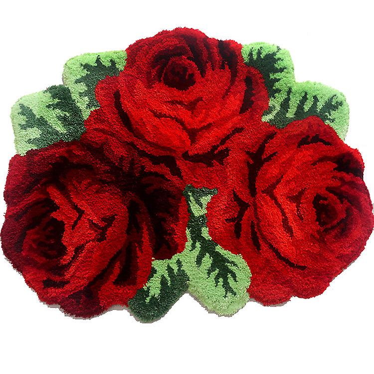 Bath Mat Non Slip Absorbent Shower Bathroom Rug Carpet Simple Floral