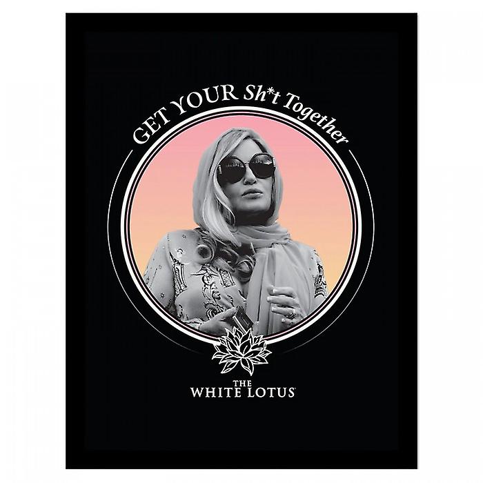 The White Lotus Get Your Sh*t Together Framed Poster