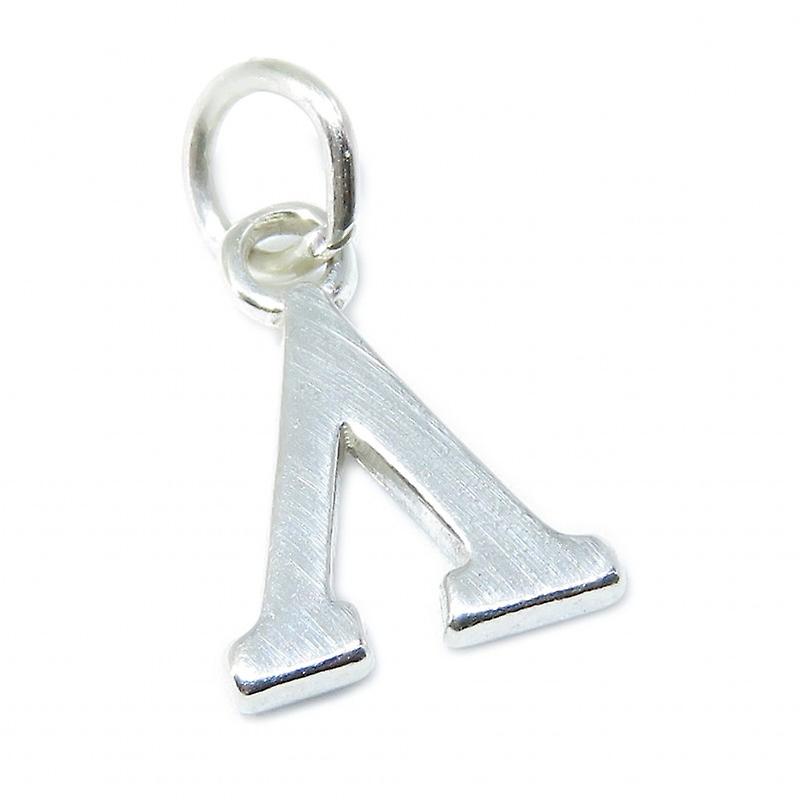 Lambda Greek Alphabet Sterling Silver Charm .925 X 1 Letters Charms