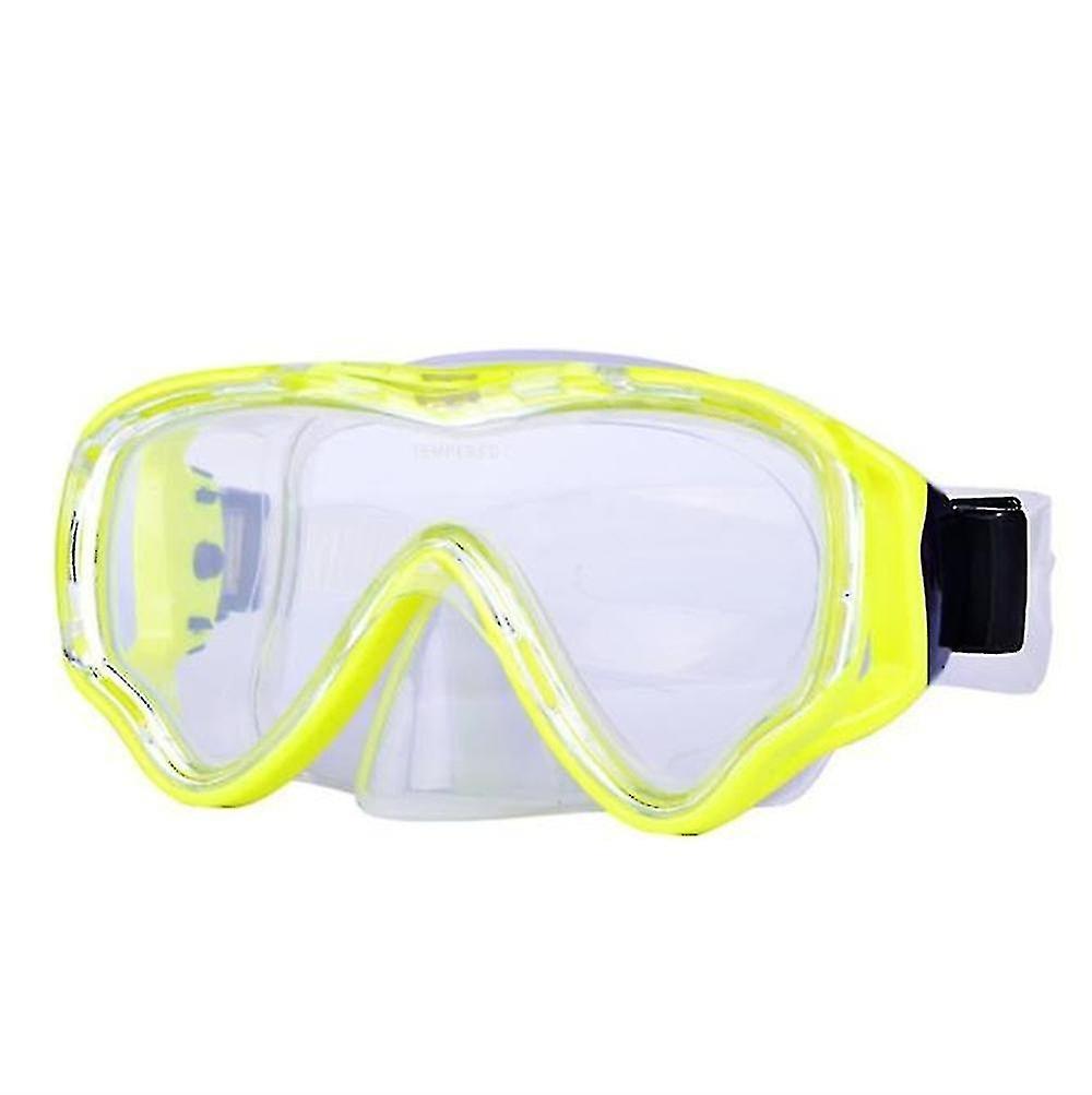 Children's diving mask, anti-fog swimming goggles with nose mask
