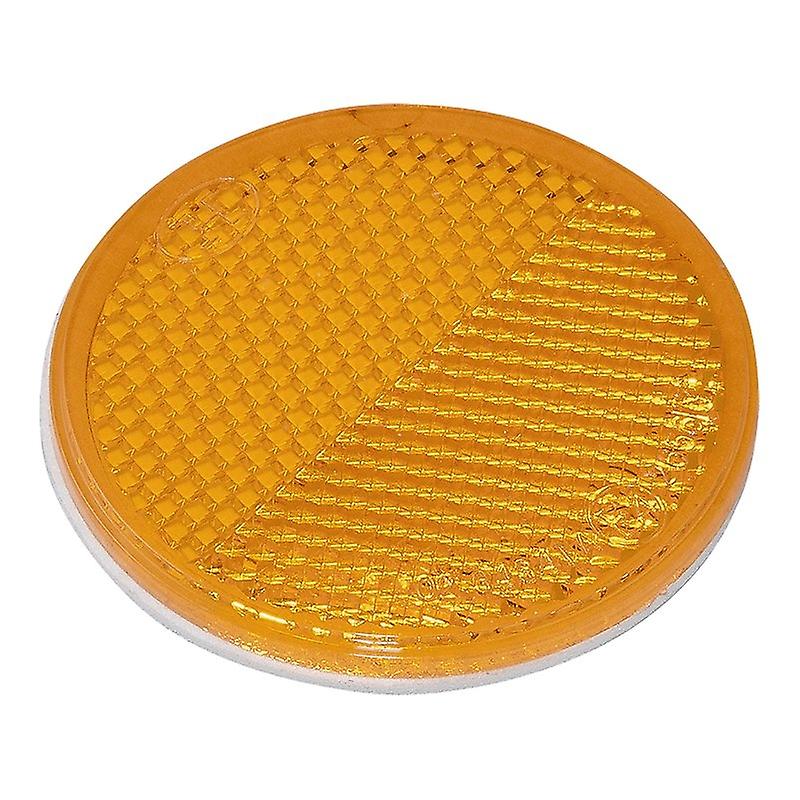 Reflector Amber 60mm Self Adhesive