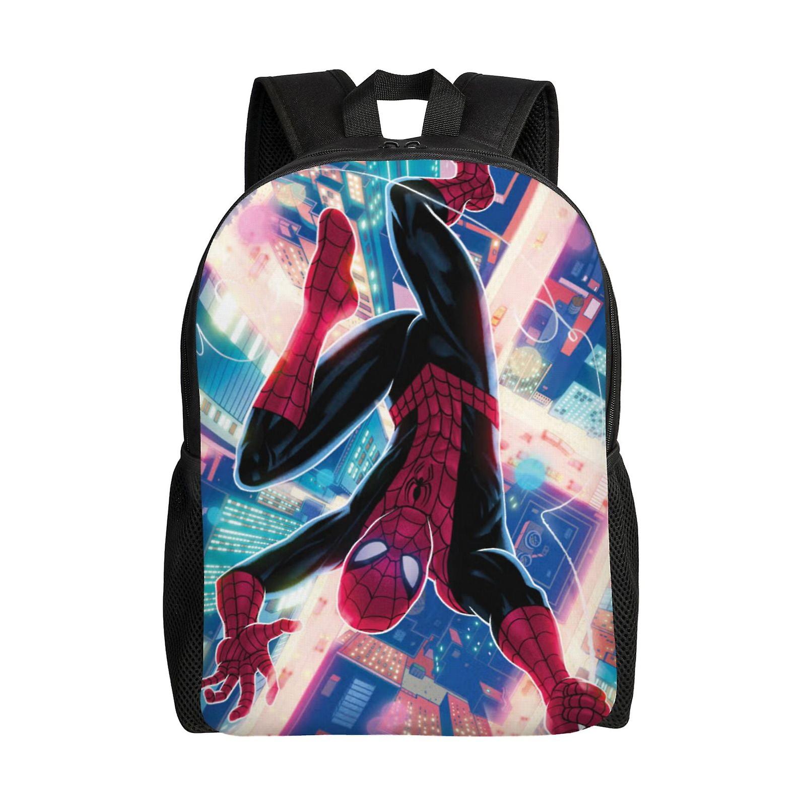 Spider-Man Kid Backpack School Bag Elementary Students Bookbags