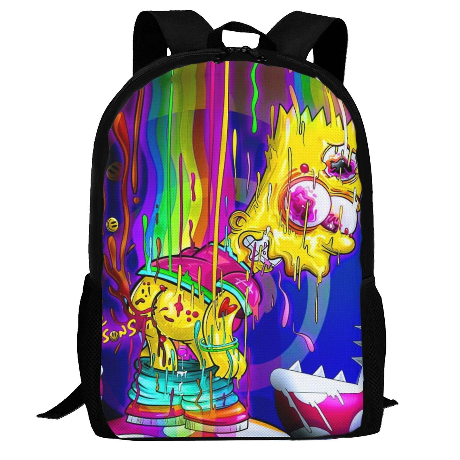 The Simpsons Backpack,Laptop Backpack Lightweight Casual DaypackMulti-Function Travel Backpack