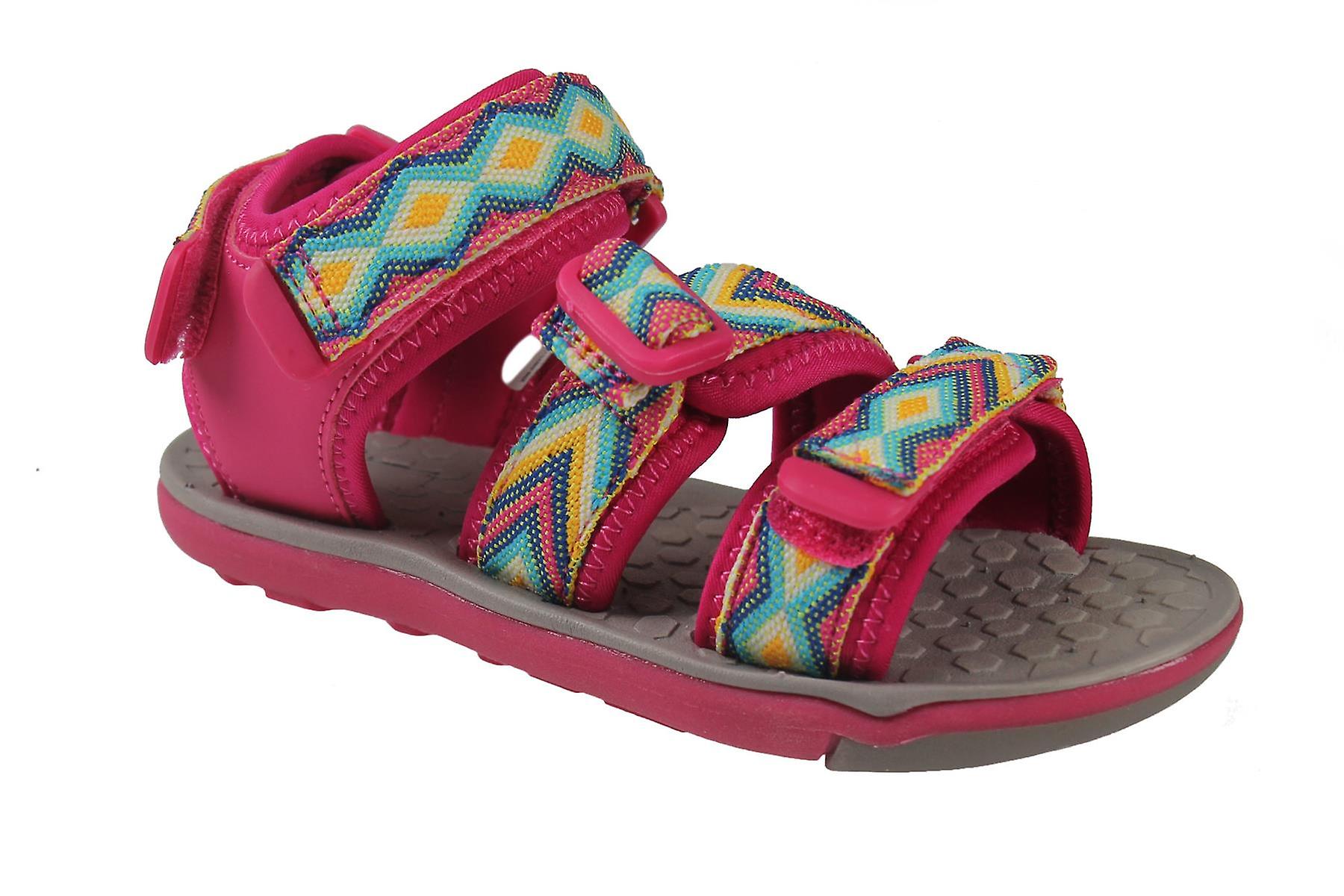 Girls Open Toe Summer Beach Sports Hiking Mules Sandals Easy Fasten House Shoes