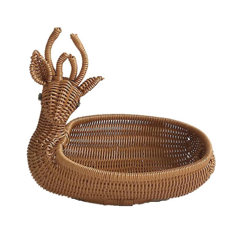 1pcs Woven Basket For Mall Home Dorm